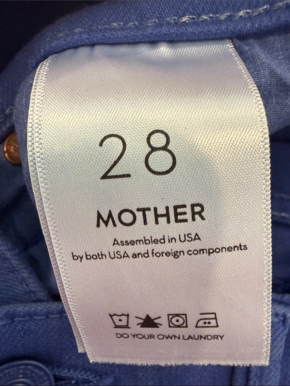 MOTHER women’s jeans The Stunner Ankle Fray in Play Date - Picture 5 of 9